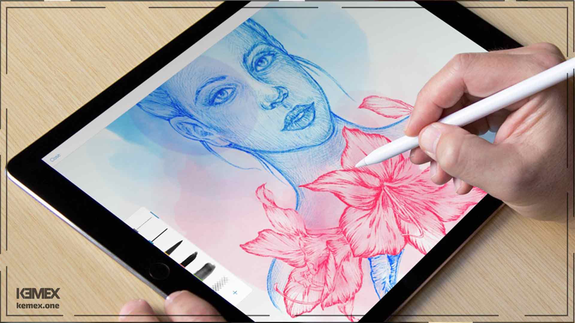 طراحی با قلم نوری_ Adobe Photoshop Sketch