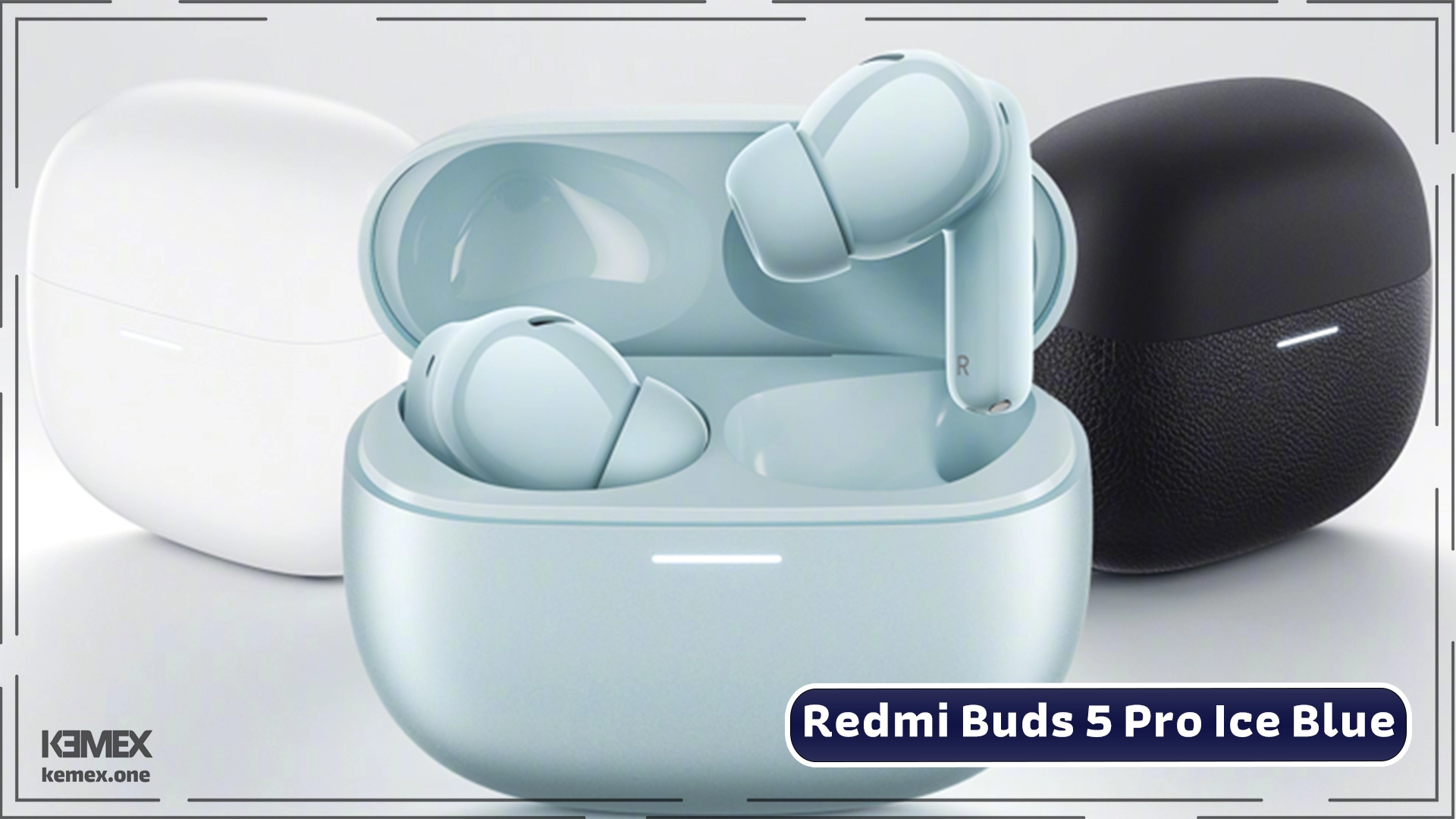 redmi buds5pro ice blue از ایرپاد های شیائومی قیمت مناسب